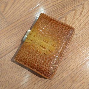 Crocodile Skin Wallet-Unusual Gift for Hard to Buy for Person